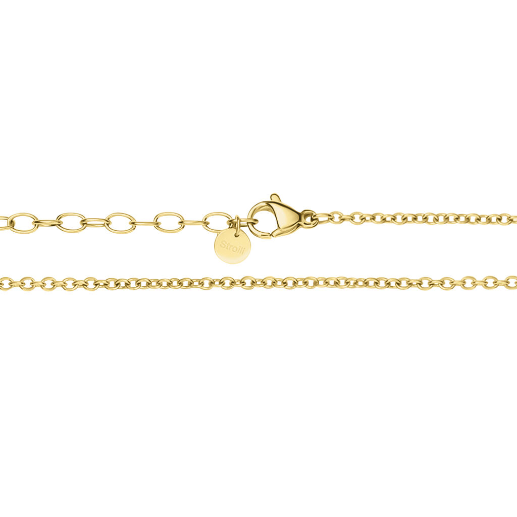 Collana Lady Code Acciaio Dorato - Collane Donna | Stroili
