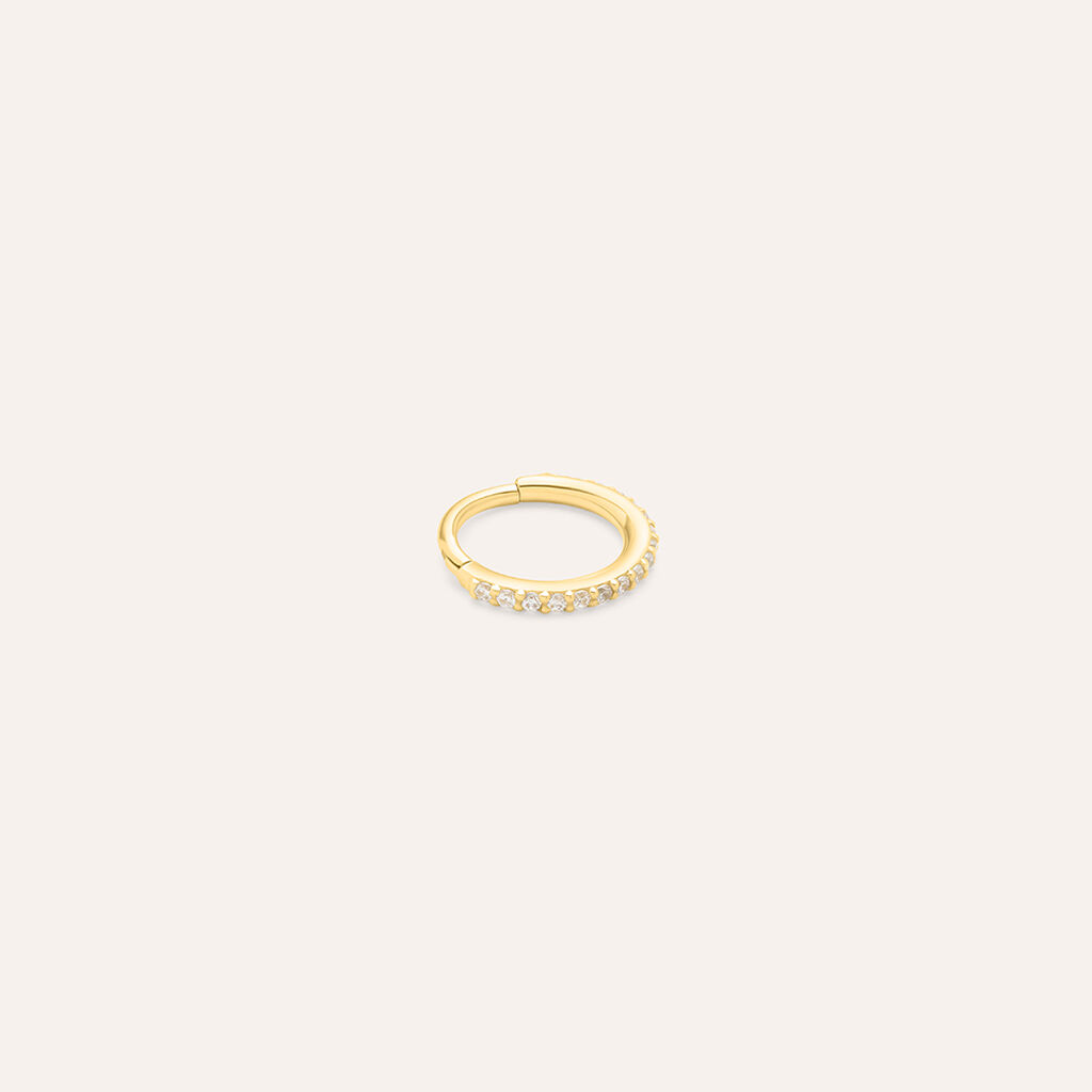 Piercing Orecchio Helix Bon Ton Oro Giallo Cubic Zirconia