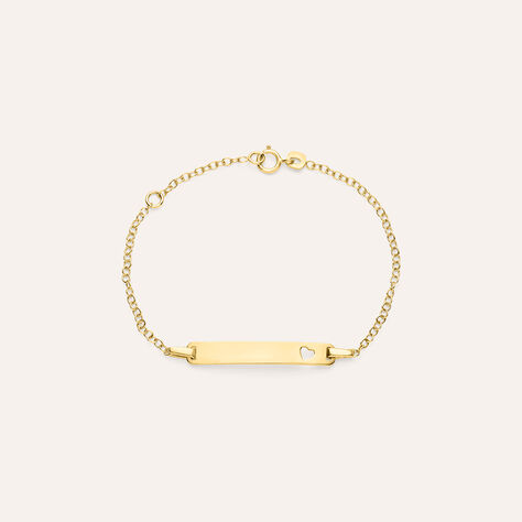 Bracciale Con Targhetta Holy Oro Giallo - Bracciali con Incisione Bambino | Stroili