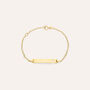 Bracciale Con Targhetta Holy Oro Giallo