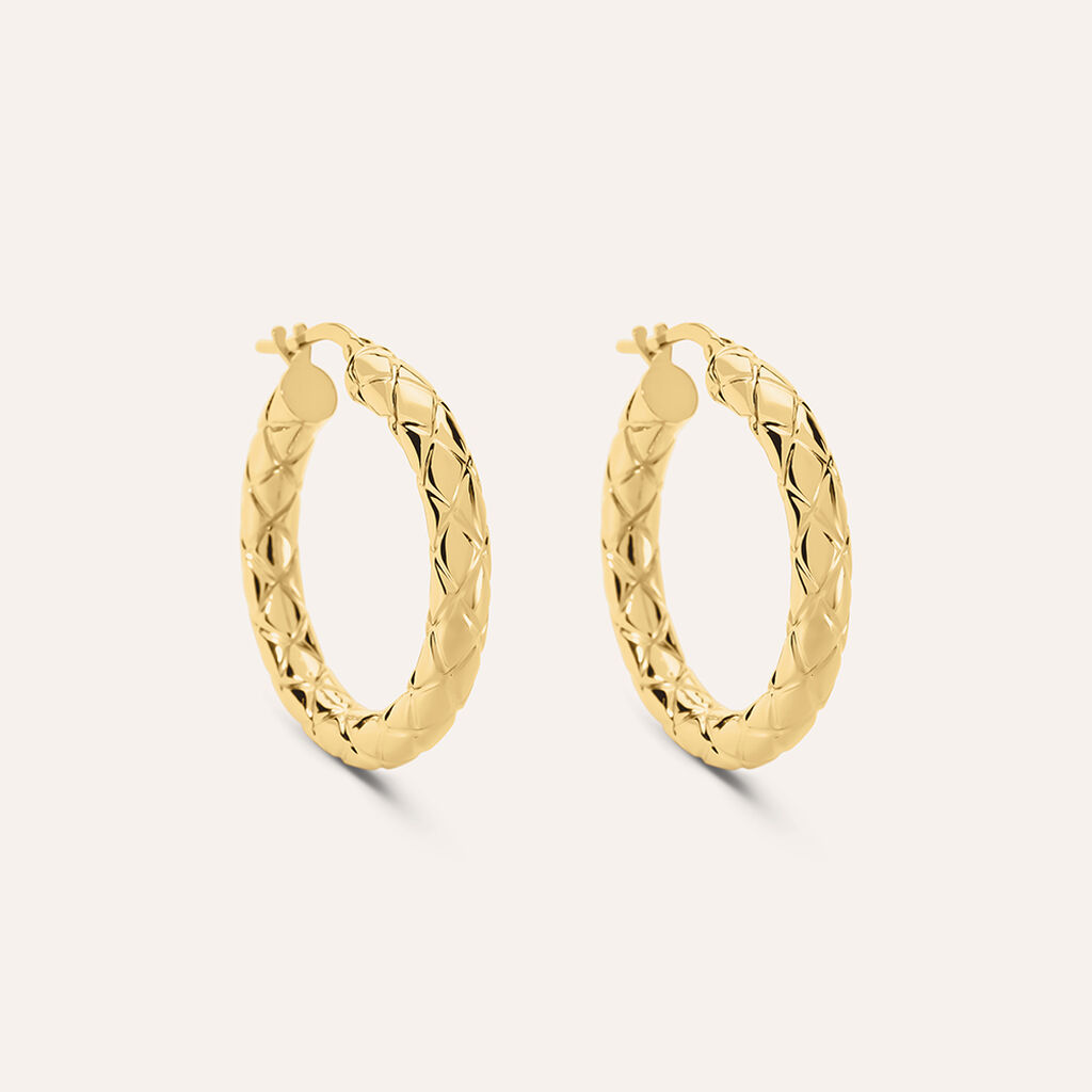Orecchini A Cerchio Toujours Oro Giallo - Orecchini a Cerchio Donna | Stroili