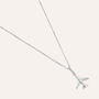 Pendente Love Beats Argento Rodiato Cubic Zirconia