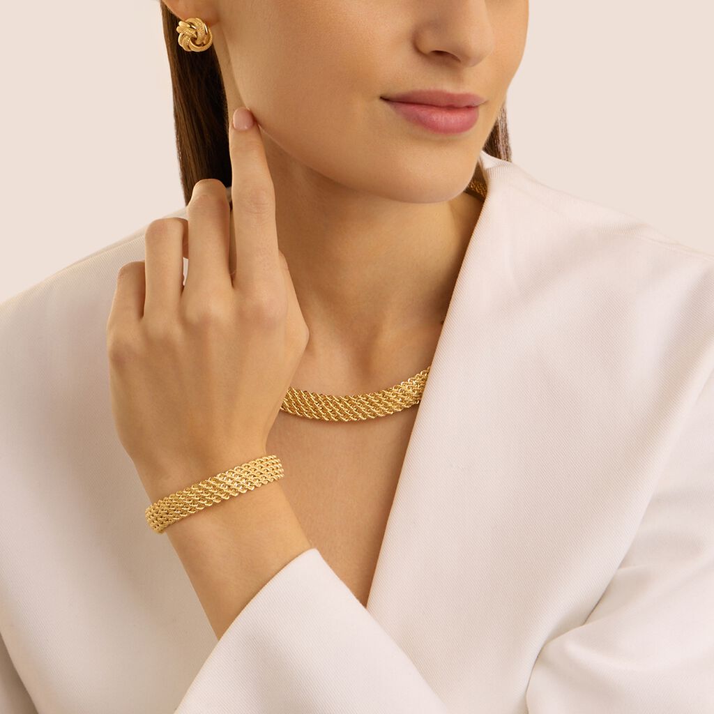 Bracciale Catena Gold Essence Oro Giallo