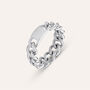 Anello Fascia Moonlight Acciaio