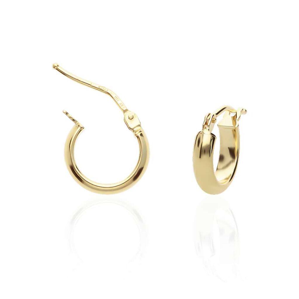 Orecchini A Cerchio Gold Essence Oro Giallo - Orecchini a Cerchio Donna | Stroili
