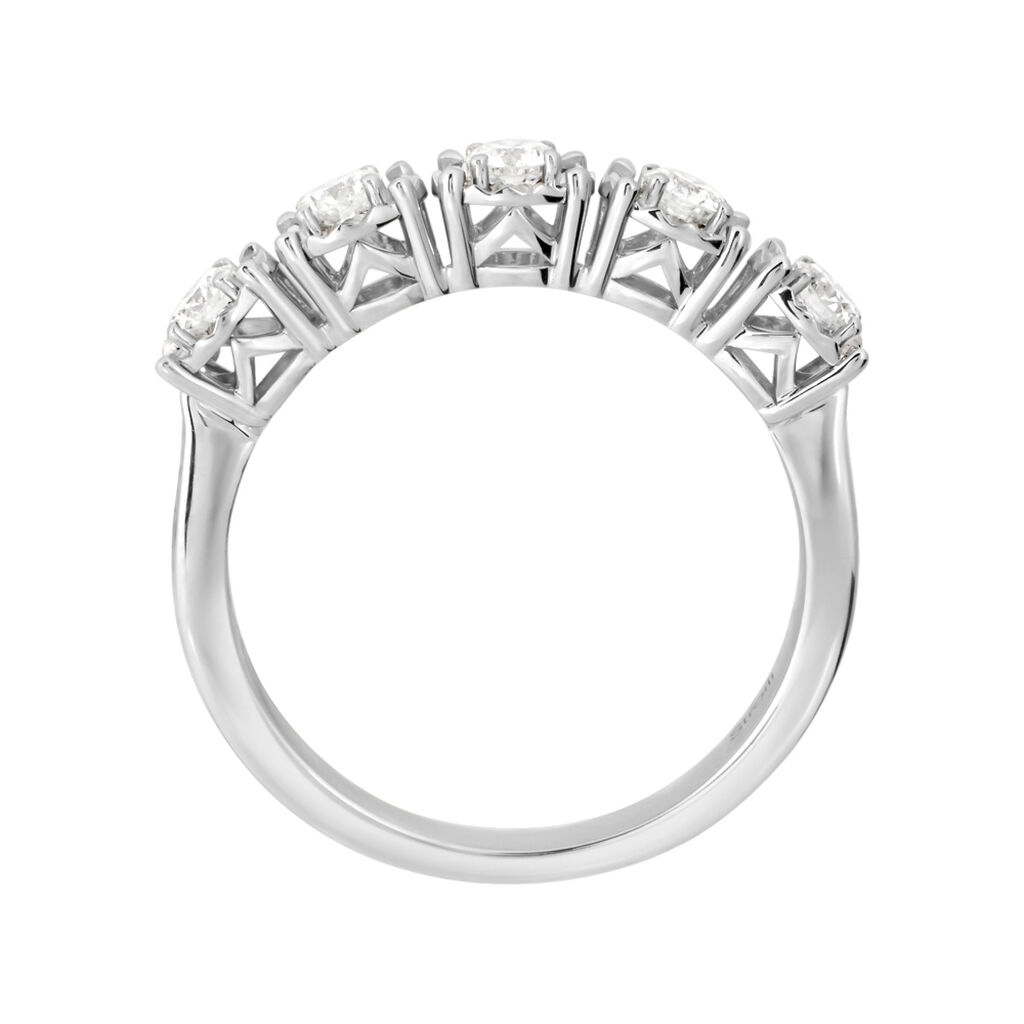 Anello Riviere Diamotion Oro Bianco Diamante - Anelli Riviere Donna | Stroili