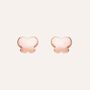 Orecchini Lobo Silver Baby Argento Rosa