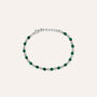 Bracciale Man Code Acciaio Malachite