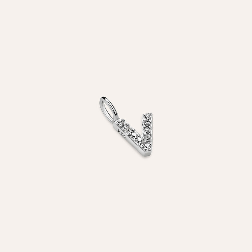 Pendente Love Beats Argento Rodiato Cubic Zirconia - Ciondoli Donna | Stroili