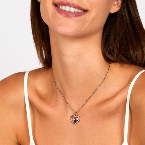 Collana Violet Ottone Rosa Cristallo - Collane Donna | Stroili