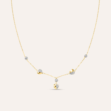 Collana Christelle Oro Giallo Cristallo - Collane Donna | Stroili