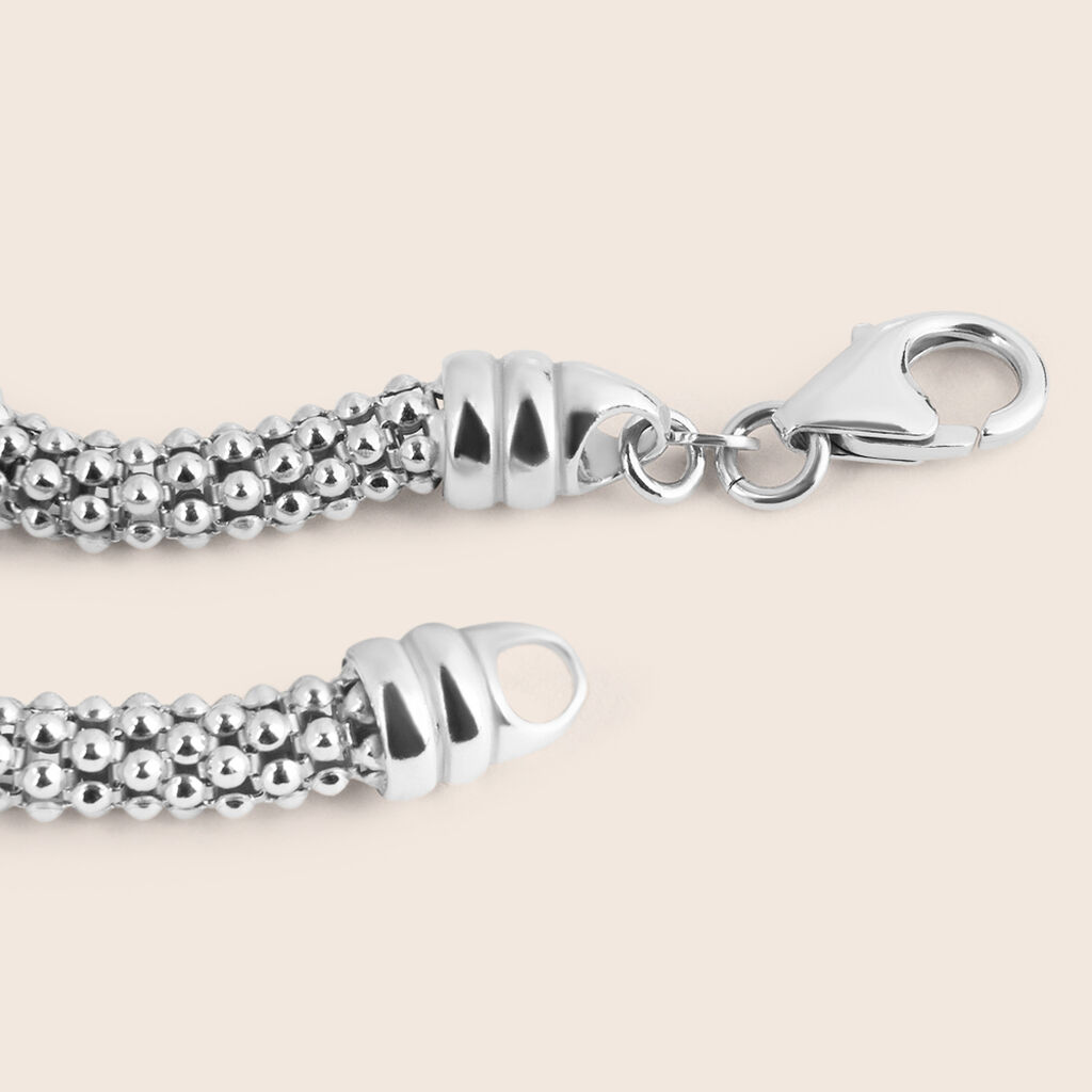 Bracciale Catena Silver Collection Argento Rodiato