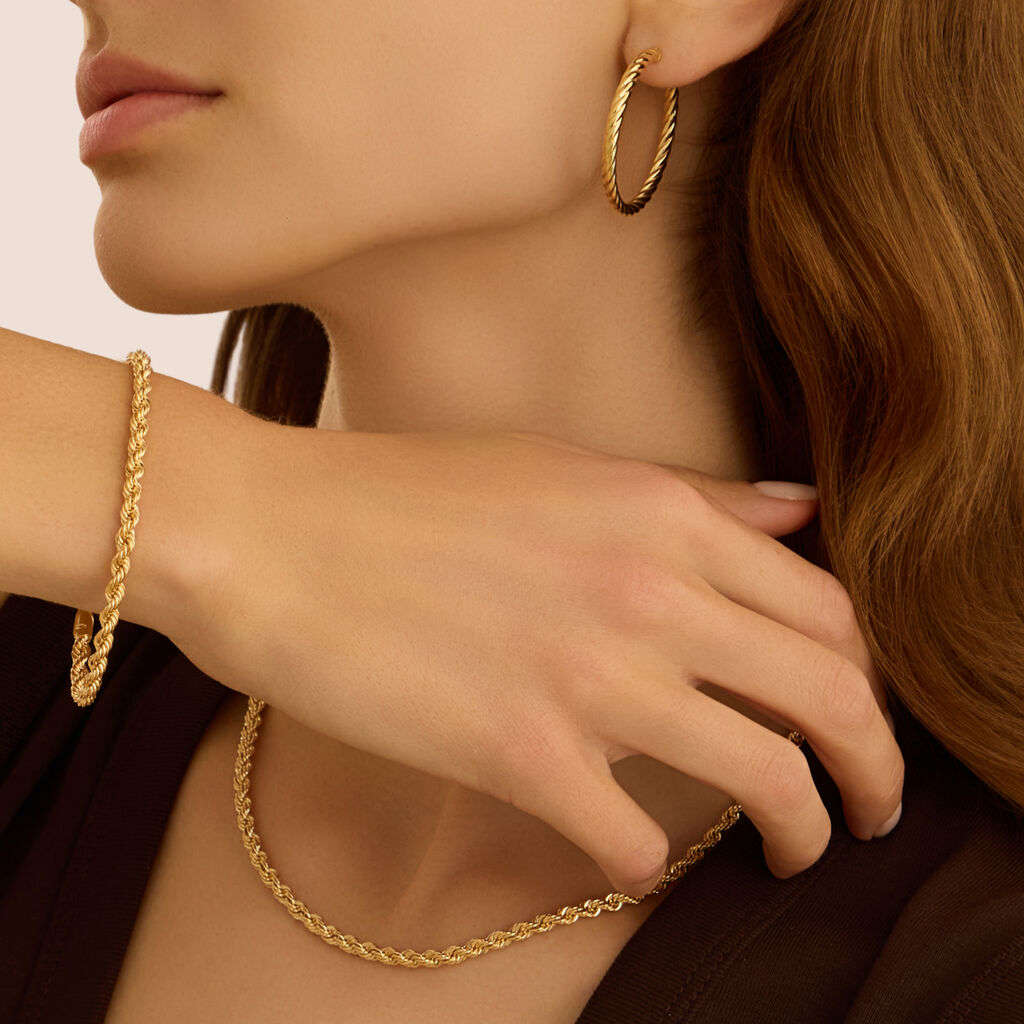 Bracciale Catena Gold Essence Oro Giallo