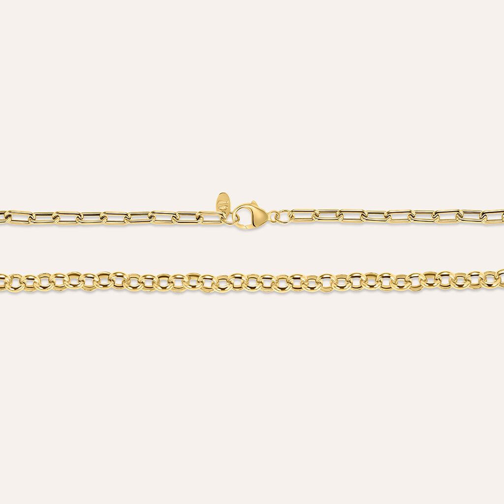 Catena Colette Oro Giallo Cubic Zirconia - Collane Catena Donna | Stroili