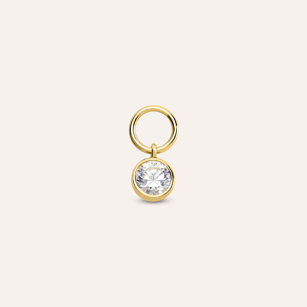 Charm Toujours Oro Giallo Cubic Zirconia