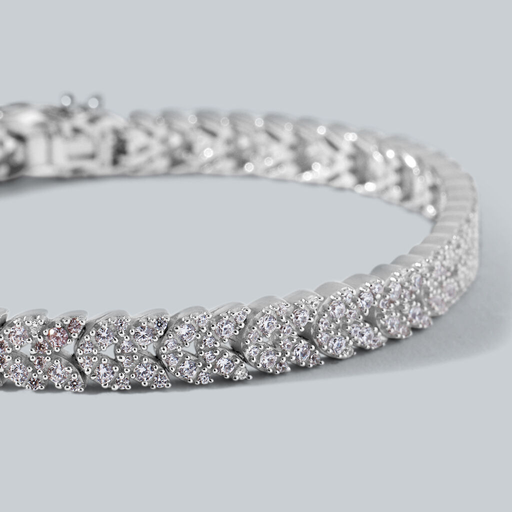 Bracciale Tennis Silver Elegance Argento Rodiato Cubic Zirconia - Bracciali Tennis Donna | Stroili