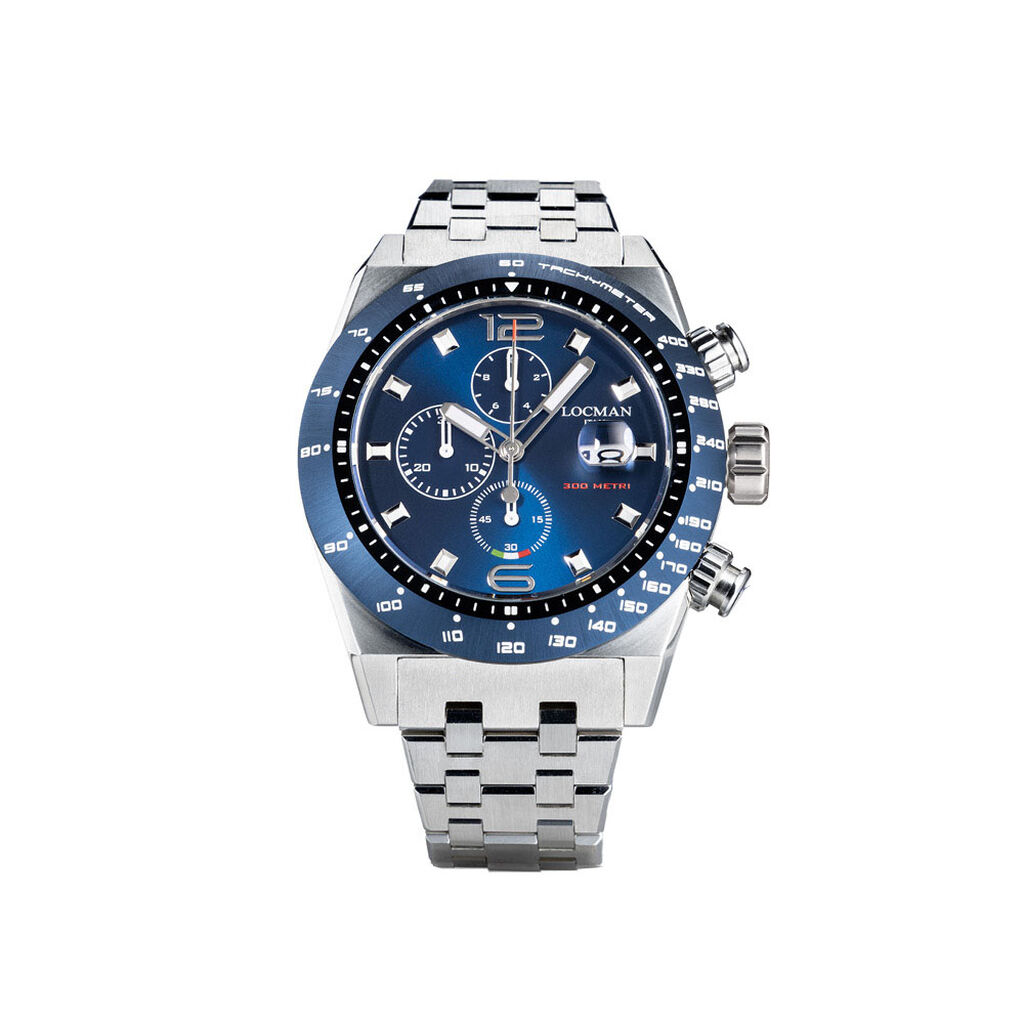 Orologio Al Quarzo Locman Stealth 0219a02a-0bblnkb0 - Orologi con Datario Uomo | Stroili