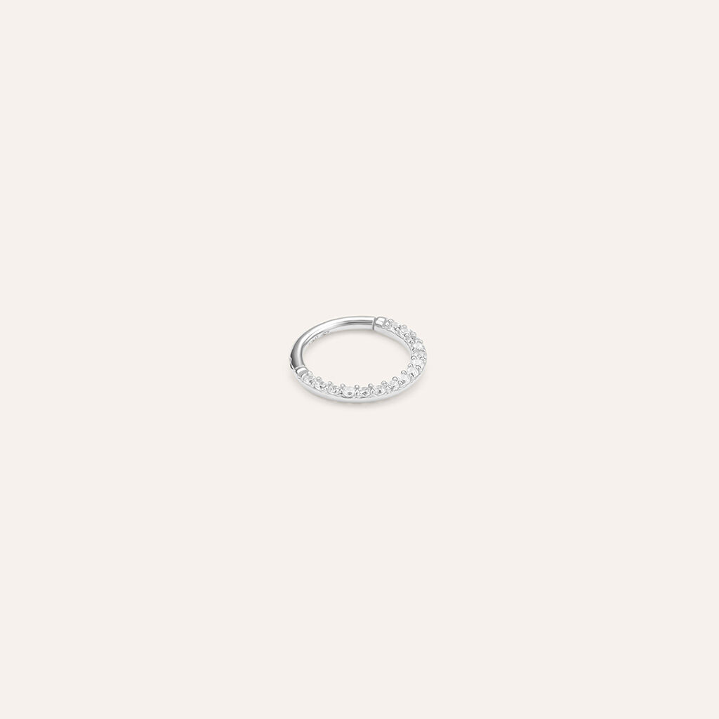 Piercing Orecchio Daith Ear Shine Oro Bianco Cubic Zirconia - Piercing Orecchio Donna | Stroili