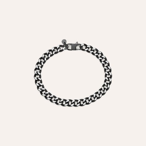 Bracciale Catena Man Code Acciaio Nero - Bracciali Uomo | Stroili