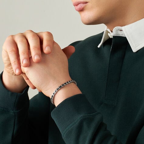 Bracciale Catena Man Code Acciaio - Bracciali Uomo | Stroili
