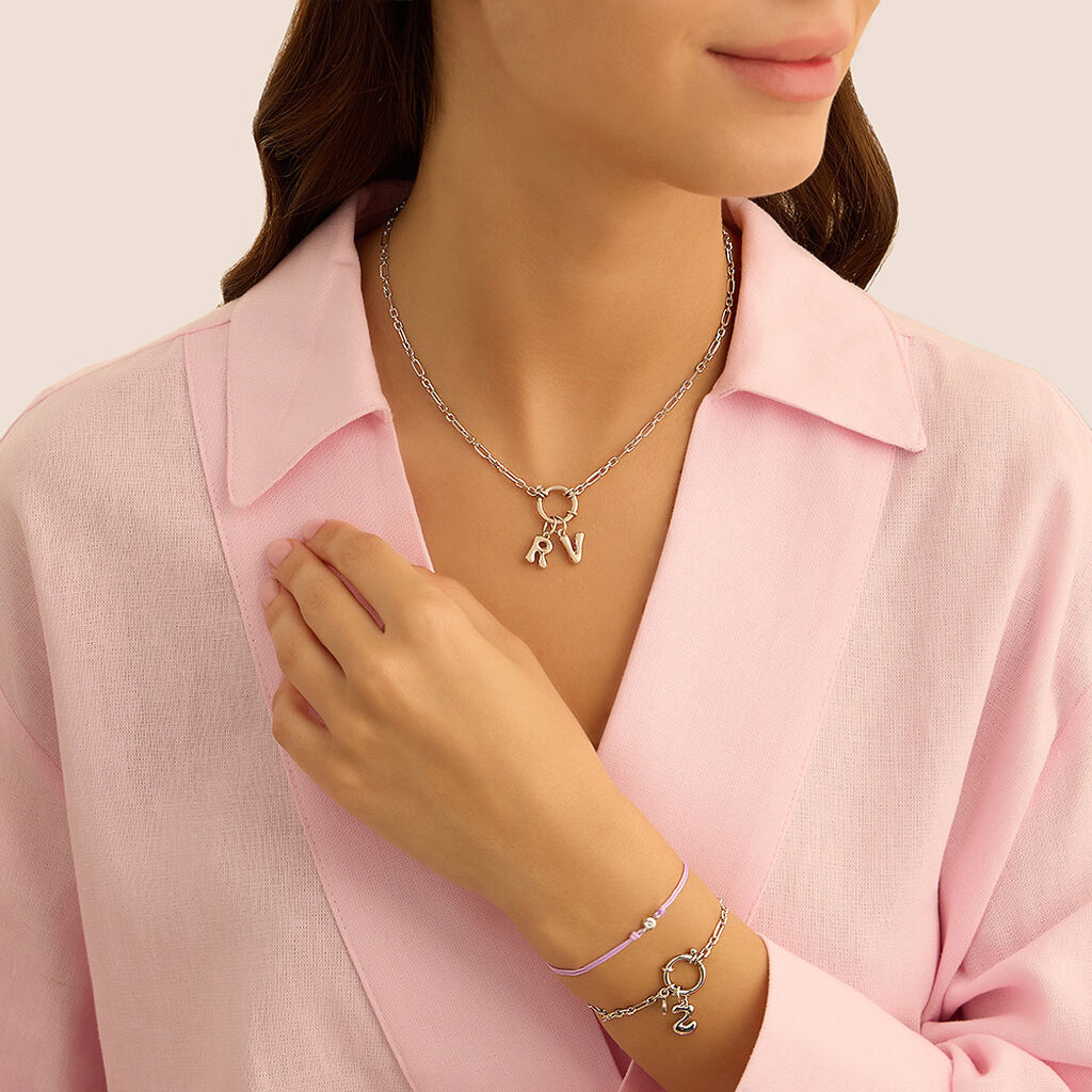 Bracciale Punto Luce Silver Diamonds Argento Rodiato Diamante Lab-Grown