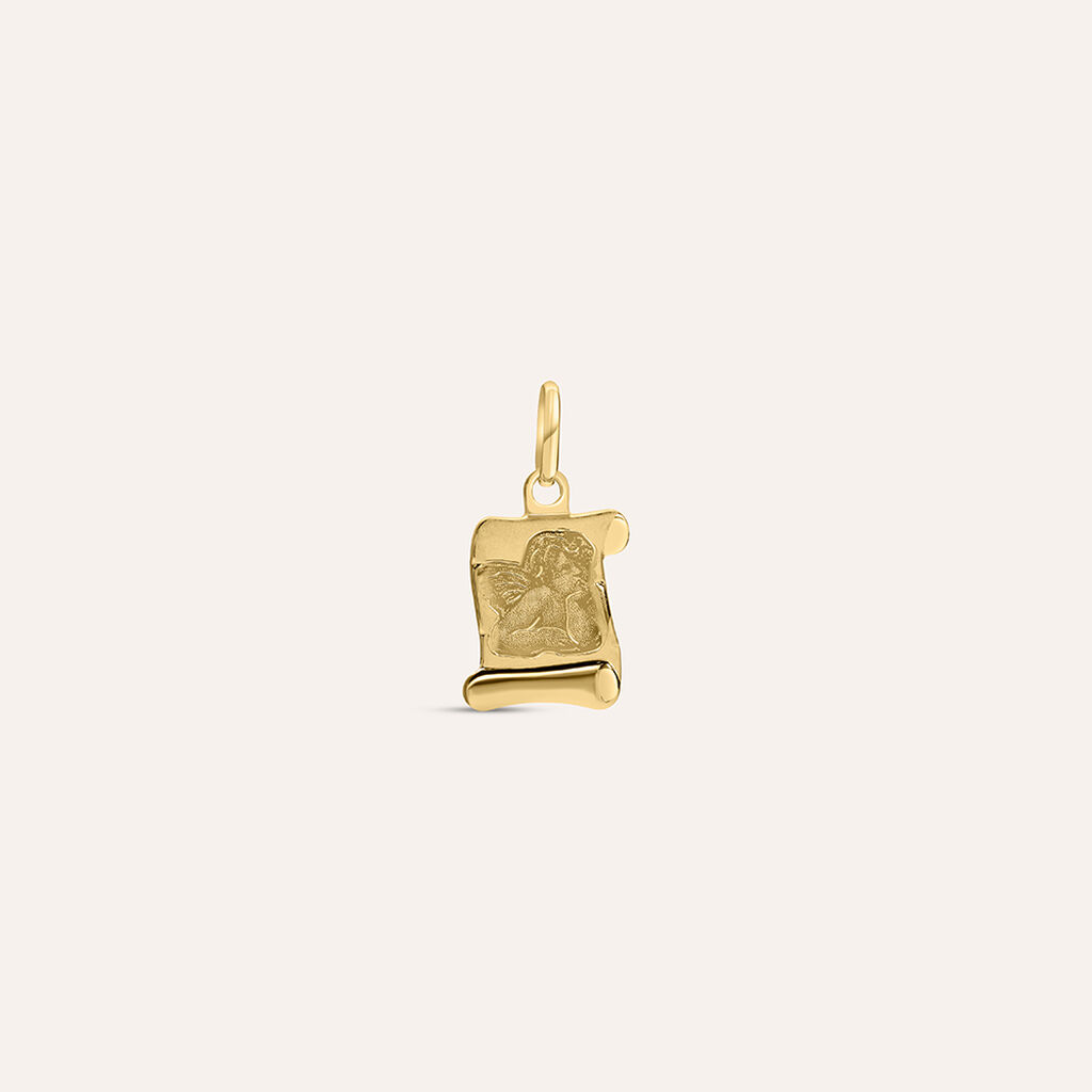 Pendente Holy Oro Giallo - Ciondoli con Incisione Unisex | Stroili
