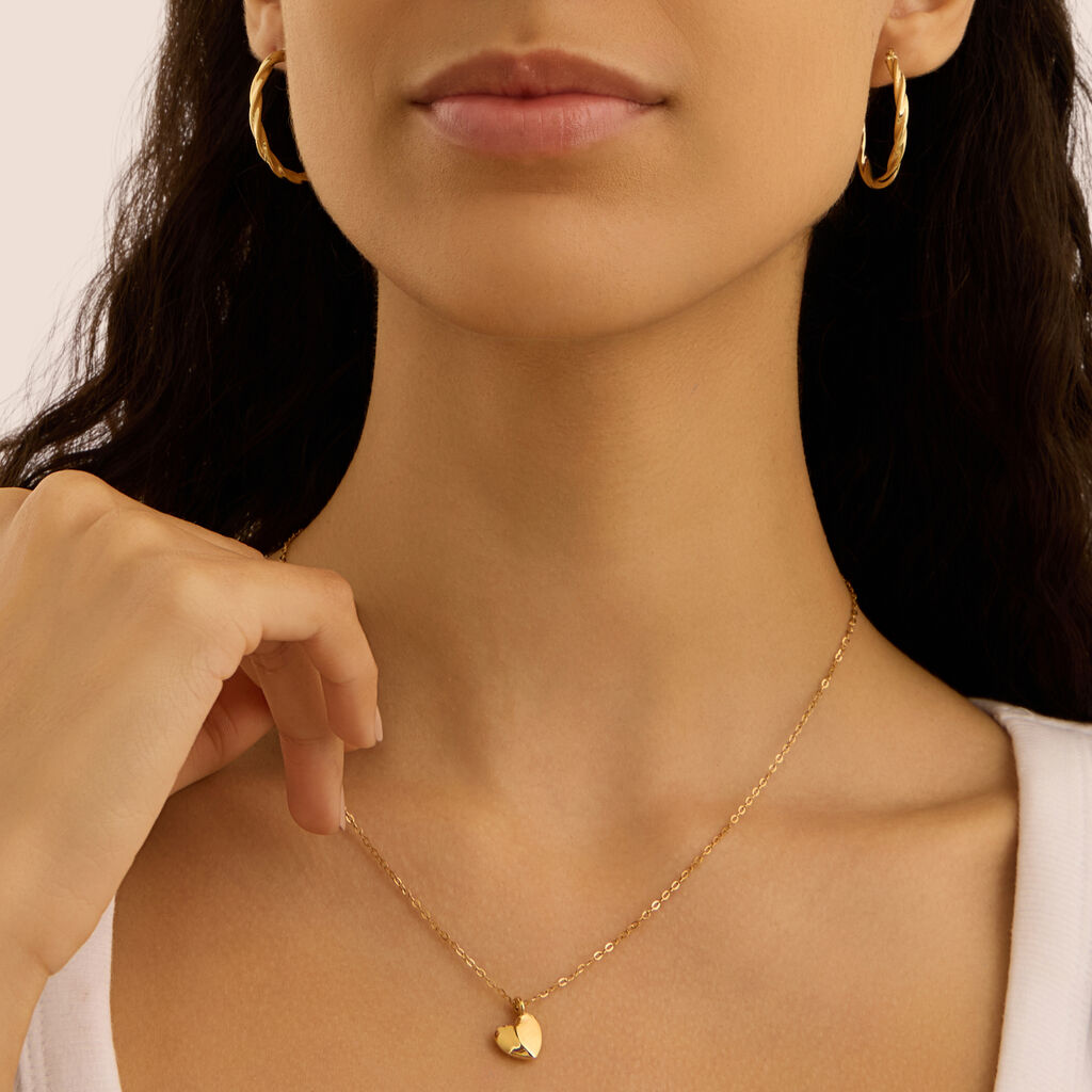 Orecchini A Cerchio Gold Essence Oro Giallo