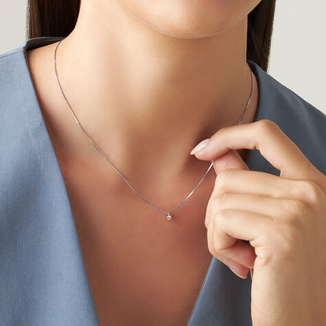 Collana Punto Luce Firmamenti Oro Bianco Diamante - Collane Punto Luce Donna | Stroili