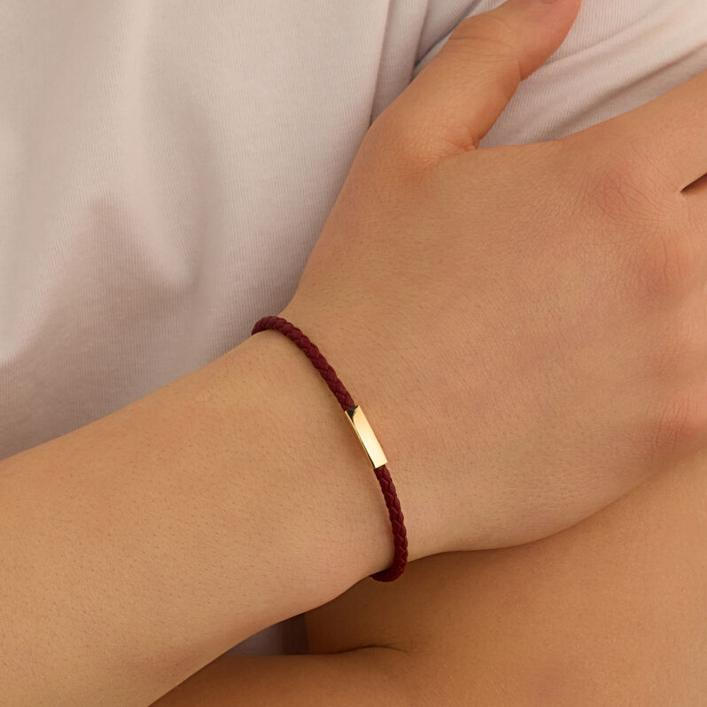 Bracciale Con Targhetta L'homme Or Oro Giallo - Bracciali Uomo | Stroili