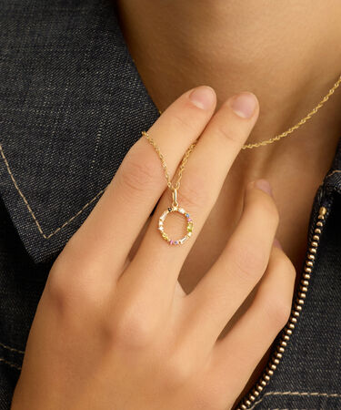 Pendente Claire Oro Giallo Cubic Zirconia
