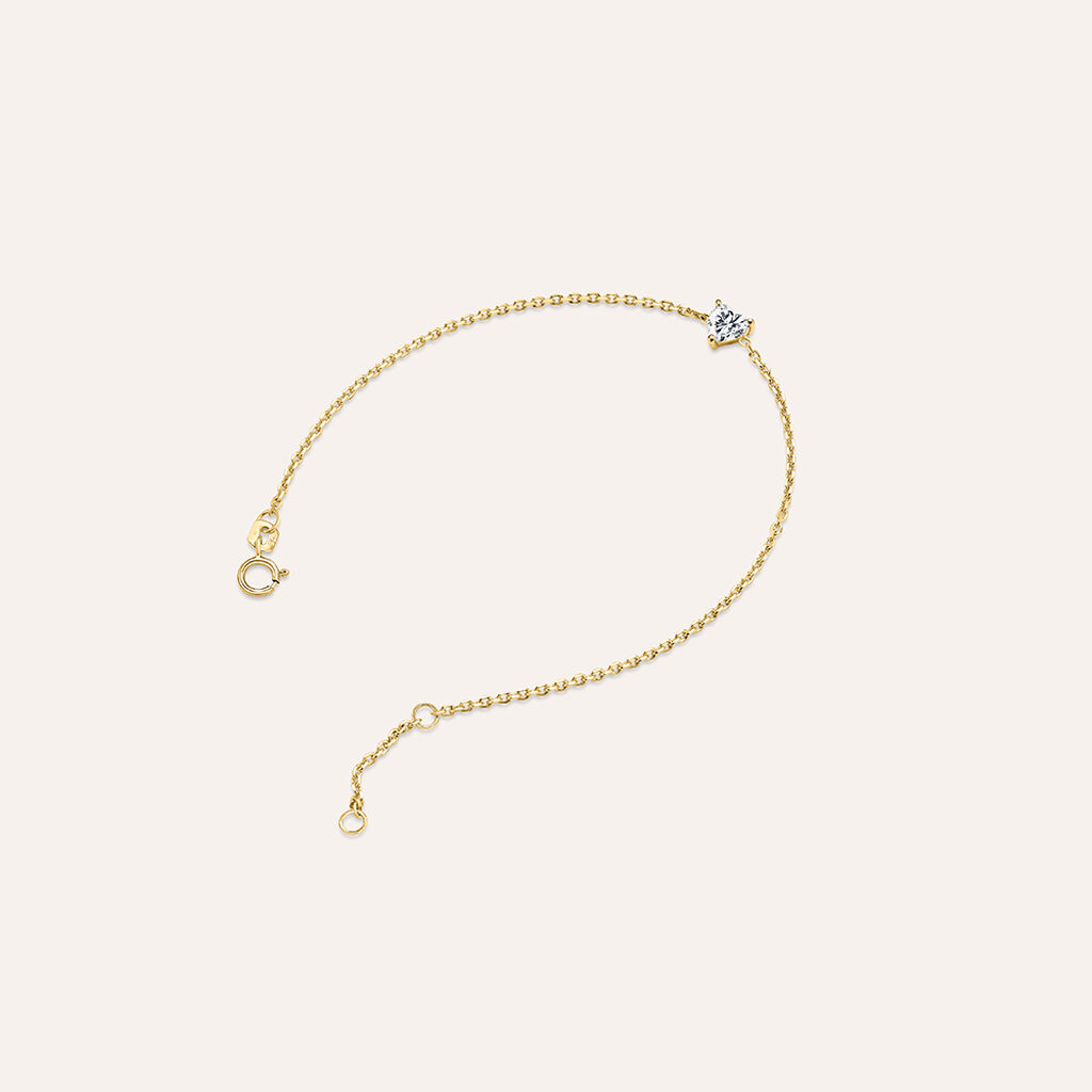 Bracciale Punto Luce Claire Oro Giallo Cubic Zirconia - Bracciali Amicizia Donna | Stroili