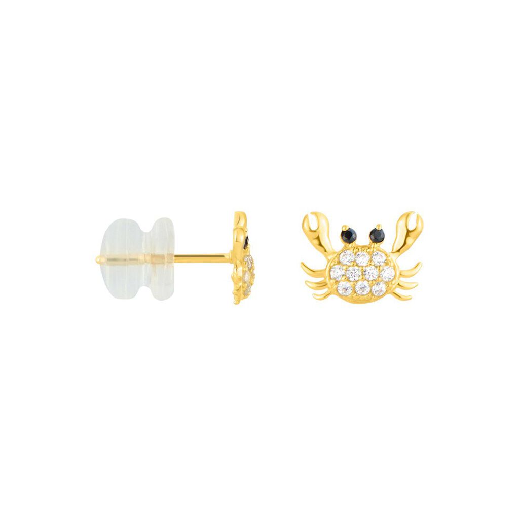 Orecchini Lobo Bon Ton Oro Giallo Cubic Zirconia - Orecchini a Lobo Donna | Stroili