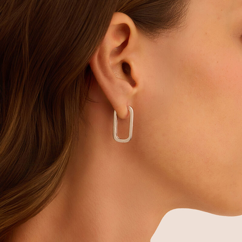 Orecchini A Cerchio Silver Collection Argento - Orecchini a Cerchio Donna | Stroili
