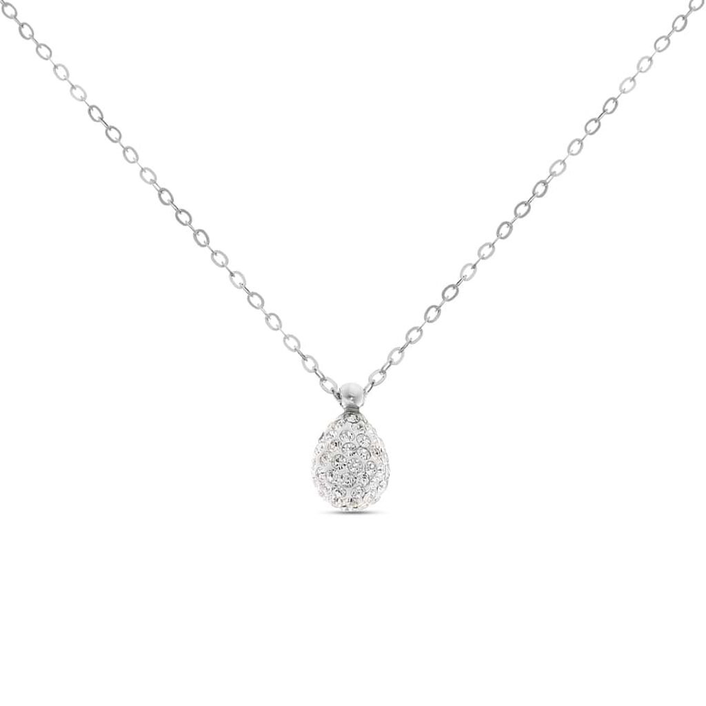 Collana Crystal Gold Oro Bianco Cristallo - Collane Donna | Stroili