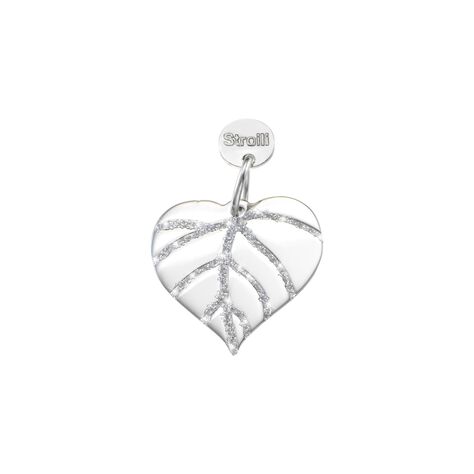 Charm in argento rodiato e glitter - Charms Donna | Stroili
