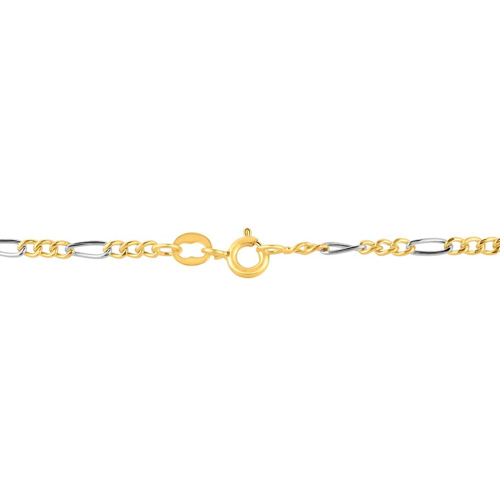 Bracciale Catena Oro Uomo Oro Bicolore - Bracciali Uomo | Stroili