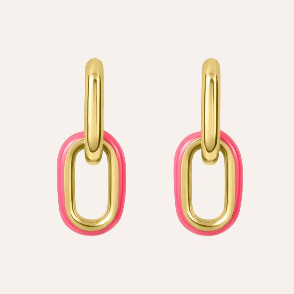 Orecchini Pendenti Lady Sweet Acciaio Dorato