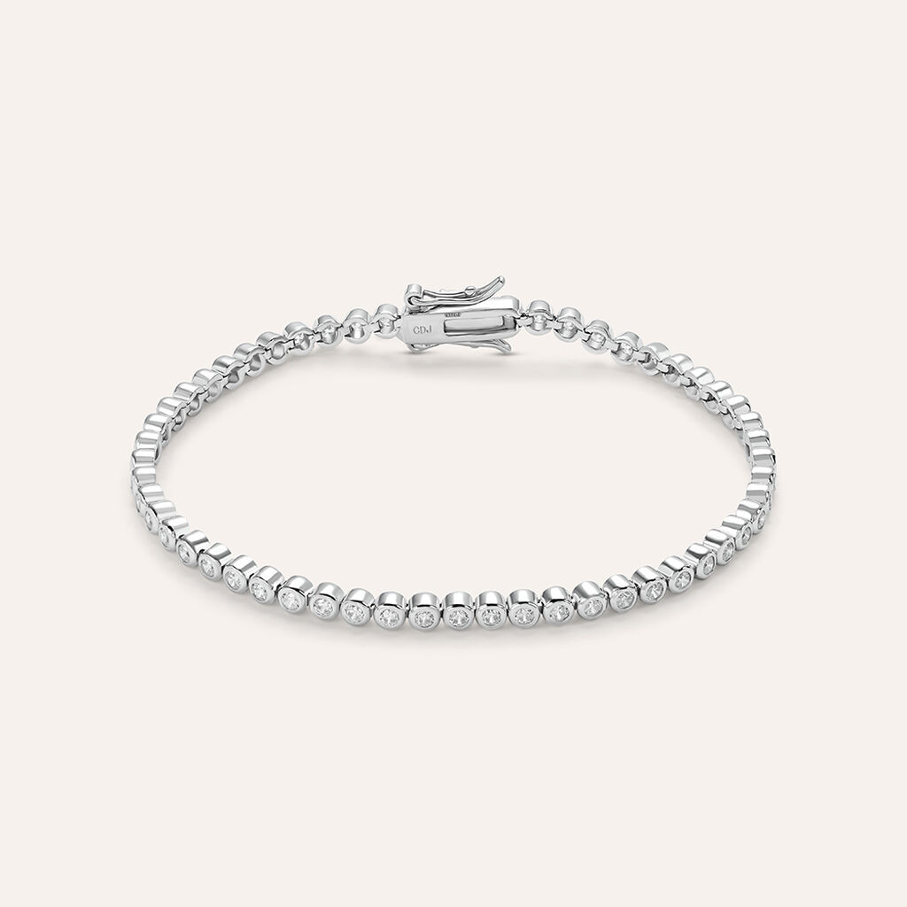 Bracciale Tennis Silver Elegance Argento Rodiato Cubic Zirconia
