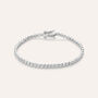 Bracciale Tennis Silver Elegance Argento Rodiato Cubic Zirconia