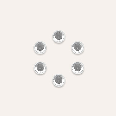 Bead Love Beats Argento Rodiato