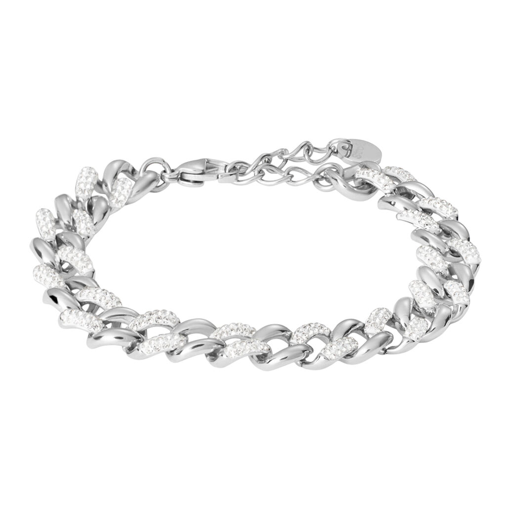 Bracciale Catena Lady Phantasya Acciaio Cristallo - Bracciali Donna | Stroili