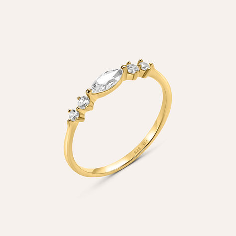 Anello Riviere Claire Oro Giallo Cubic Zirconia - Anelli Riviere Donna | Stroili