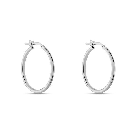 Orecchini A Cerchio Silver Collection Argento Rodiato - Orecchini a Cerchio Donna | Stroili