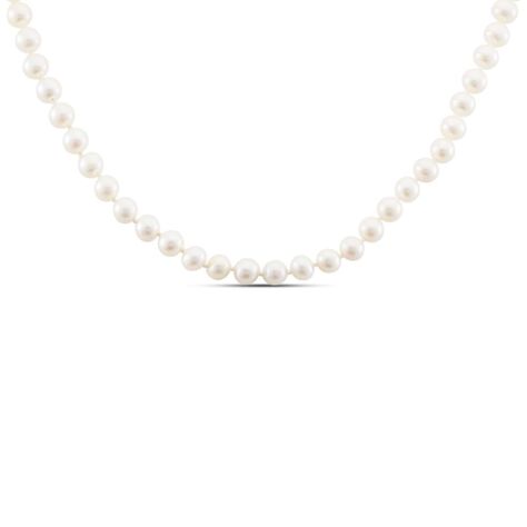 Collana Gold Pearls Oro Bianco Perla D'Acqua Dolce Diamante - Collane Donna | Stroili