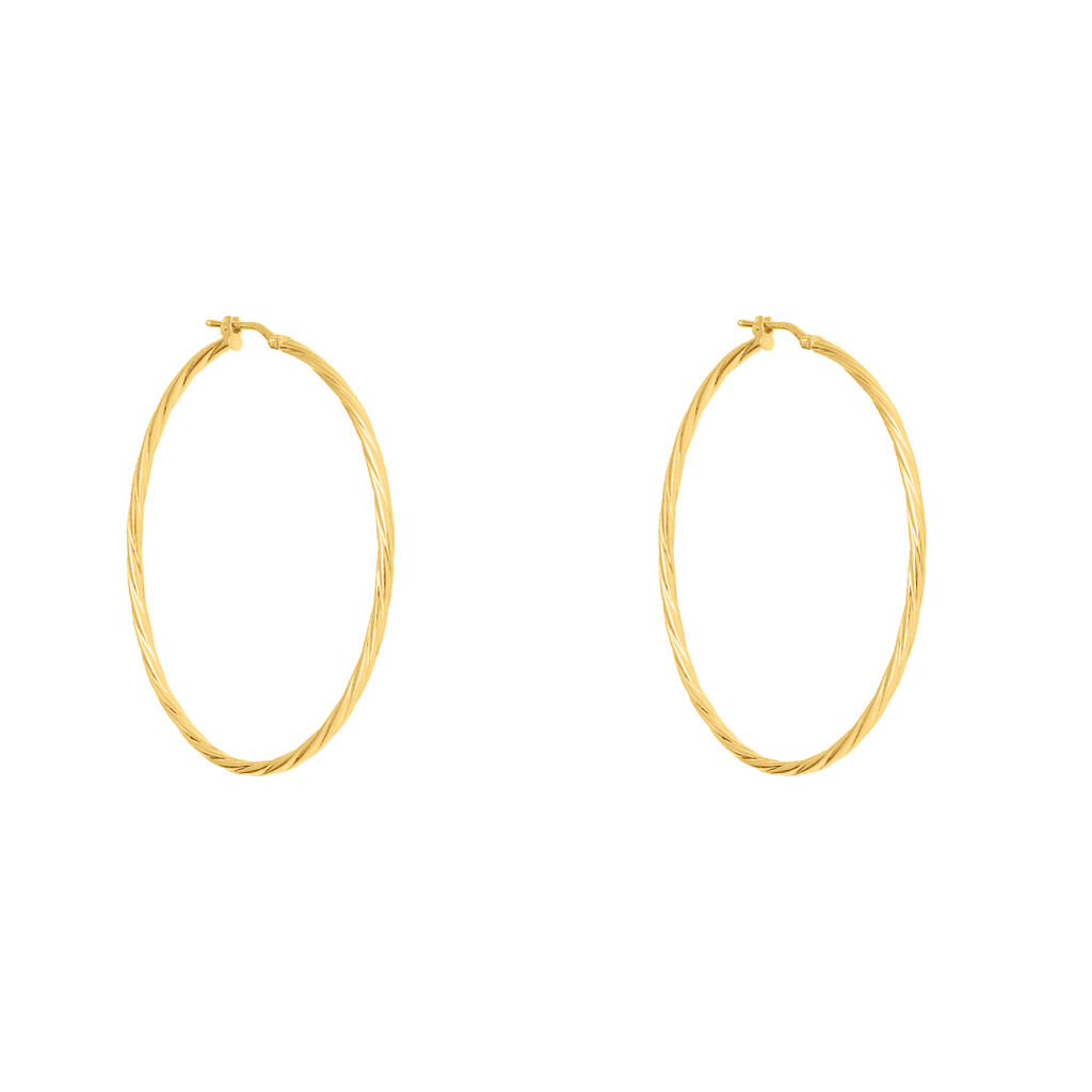 Orecchini A Cerchio Toujours Oro Giallo - Orecchini a Cerchio Donna | Stroili