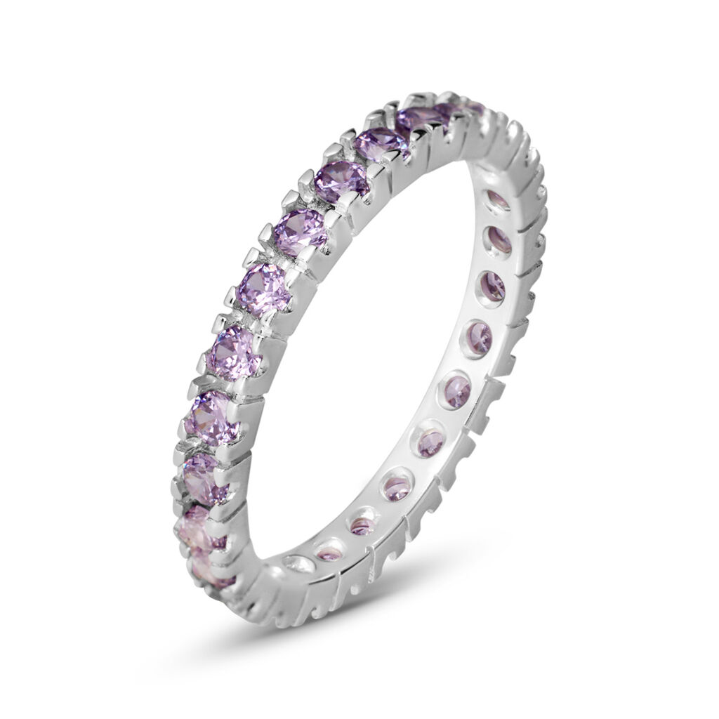 Anello Eternity Silver Rainbow Argento Rodiato Cubic Zirconia - Anelli Eternity Donna | Stroili