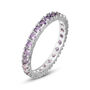 Anello Eternity Silver Rainbow Argento Rodiato Cubic Zirconia