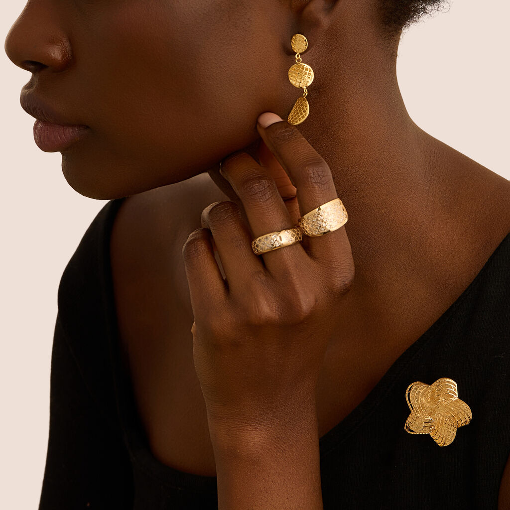 Anello Fascia Isabelle Oro Bicolore