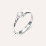 Anello Solitario Valentino Diamotion Oro Bianco Diamante