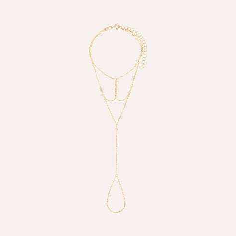 Baciamano Beverly Oro Giallo - Bracciali Amicizia Donna | Stroili